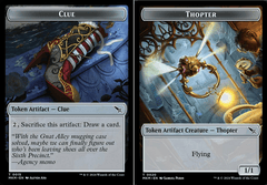 Clue Token (015) // Thopter (020) - Foil